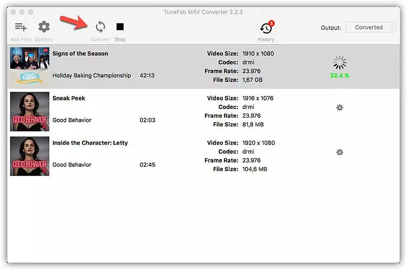 Convert M4V to MP4